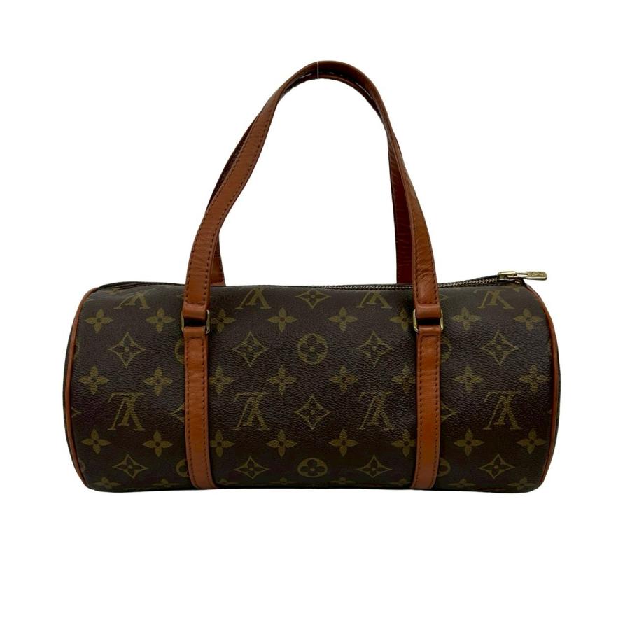 美品 LOUISVUITTON バッグ パピヨン３０ モノグラム ドラムバッグ LOUIS VUITTON 極 美品 ルイヴィトン パピヨン 30 レザー 本革