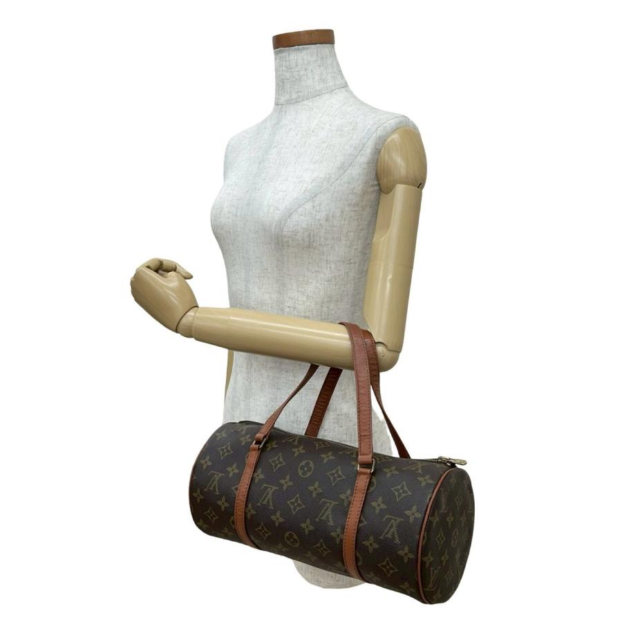 美品 LOUISVUITTON バッグ パピヨン３０ モノグラム ドラムバッグ LOUIS VUITTON（ルイ・ヴィトン） 極 美品 パピヨン 30 レザー 本革