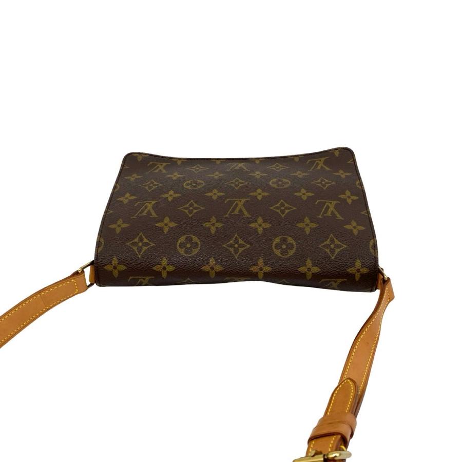 極 美品 LOUIS VUITTON ルイヴィトン ヴィンテージ ミュゼット タンゴ モノグラム レザー セミ ワン ショルダーバッグ ブラウン 27102 LOUIS VUITTON（ルイ・ヴィトン） 極 美品 ヴィンテージ ミュゼット