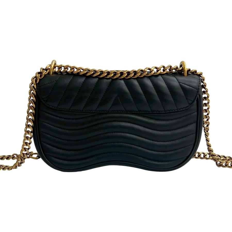 極 美品 LOUIS VUITTON ルイヴィトン ニューウェーブ レザー 本革 2way チェーン ショルダーバッグ ハンドバッグ ブラック 28720 LOUIS VUITTON（ルイ・ヴィトン） 極 美品 ニューウェーブ レザー 本革