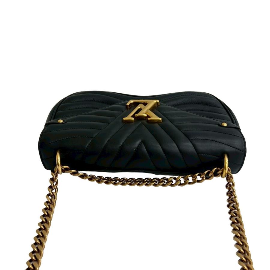 極 美品 LOUIS VUITTON ルイヴィトン ニューウェーブ レザー 本革 2way チェーン ショルダーバッグ ハンドバッグ ブラック 28720 LOUIS VUITTON（ルイ・ヴィトン） 極 美品 ニューウェーブ レザー 本革