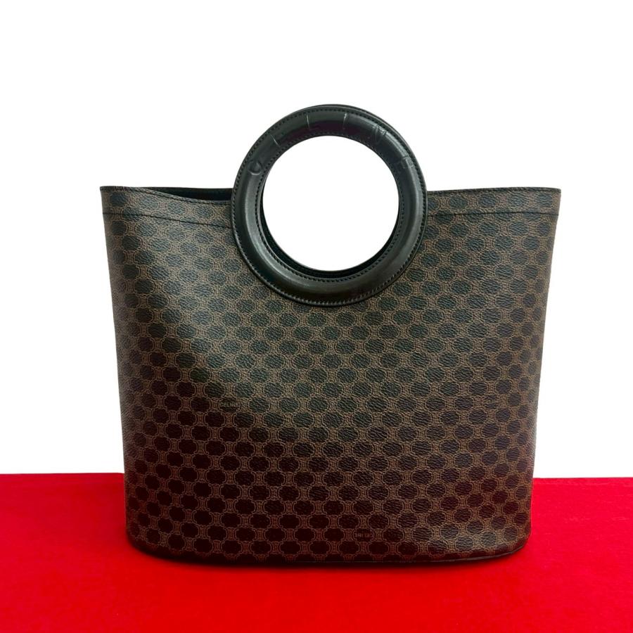 CELINE（セリーヌ） 極 美品 ヴィンテージ マカダム ブラゾン 柄 