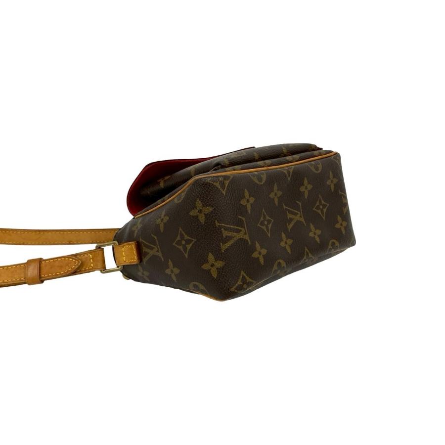 極 美品 LOUIS VUITTON ルイヴィトン ヴィヴァシテ PM モノグラム レザー 本革 ミニ ショルダーバッグ ポシェット ブラウン 31319 LOUIS VUITTON（ルイ・ヴィトン） 極 美品 ヴィヴァシテ PM モノグラム