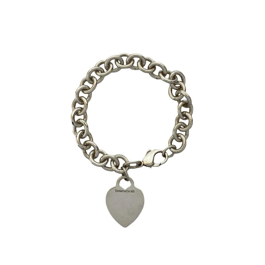 Tiffanyハートブレスレット TIFFANY&Co.（ティファニー） 極 美品 ハートタグ チェーン