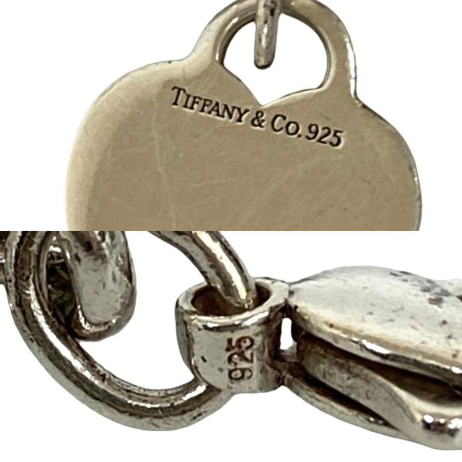 【美品/中古A】ティファニー　カーブドハート　ブレスレット　シルバー　925 TIFFANY&Co.（ティファニー） 極 美品 ハートタグ チェーン