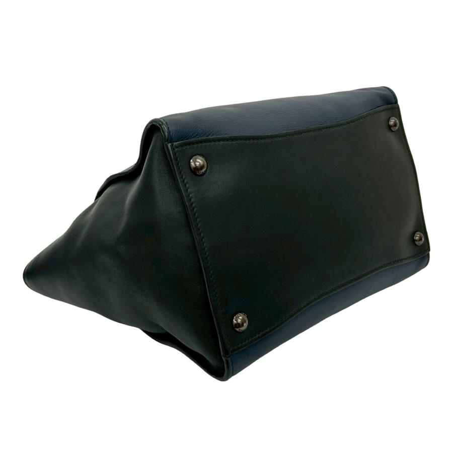 【正規品】極美品‼️PRADA オールレザー 2wayバッグ PRADA（プラダ） 極 美品 ロゴ 金具 バイカラー レザー 本革 2way