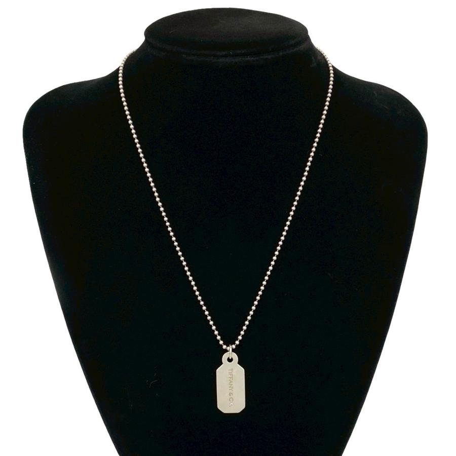 TIFFANY&Co.（ティファニー） 極 美品 ドッグタグ ネックレス ロゴ
