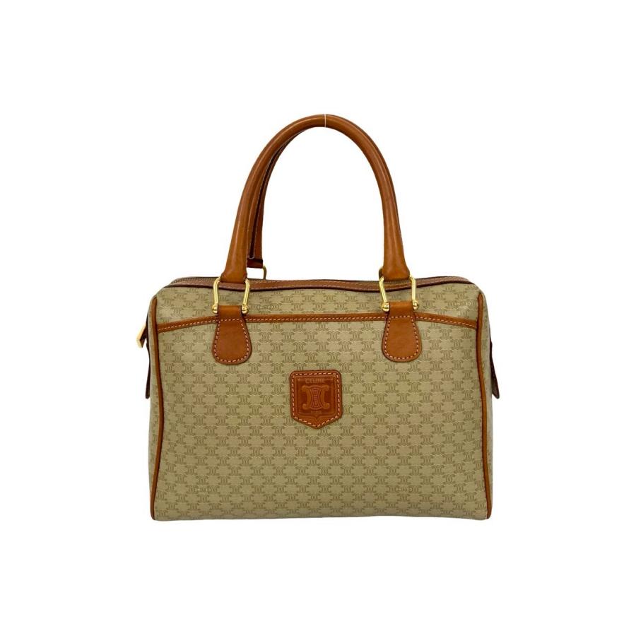 CELINE トリオンフ マカダム柄 ハンドバッグ CELINE（セリーヌ） 極 美品 ヴィンテージ マカダム 柄 トリオンフ