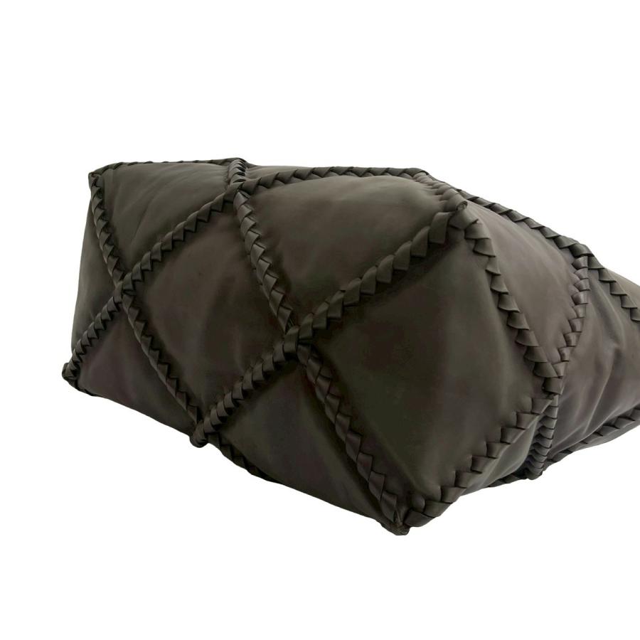 極 美品 希少品 BOTTEGA VENETA ボッテガヴェネタ イントレチャート レザー 本革 ハンドバッグ ボストンバッグ ダーク ブラウン 28874_8