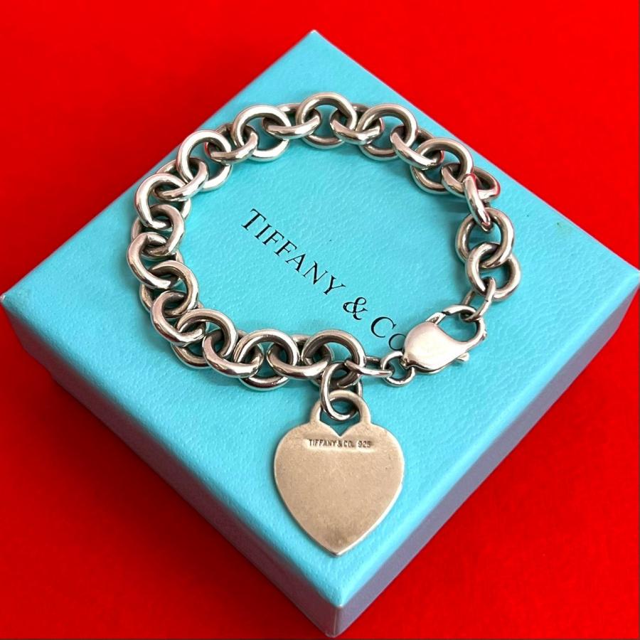 TIFFANY&Co.（ティファニー） 極 美品 希少品 ハートタグ ブレスレット