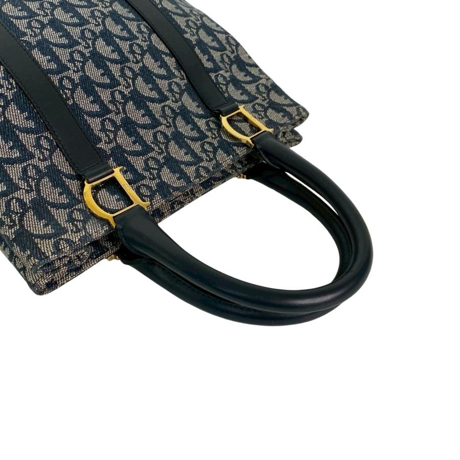 極 美品 Christian Dior クリスチャンディオール トロッター 柄 レザー