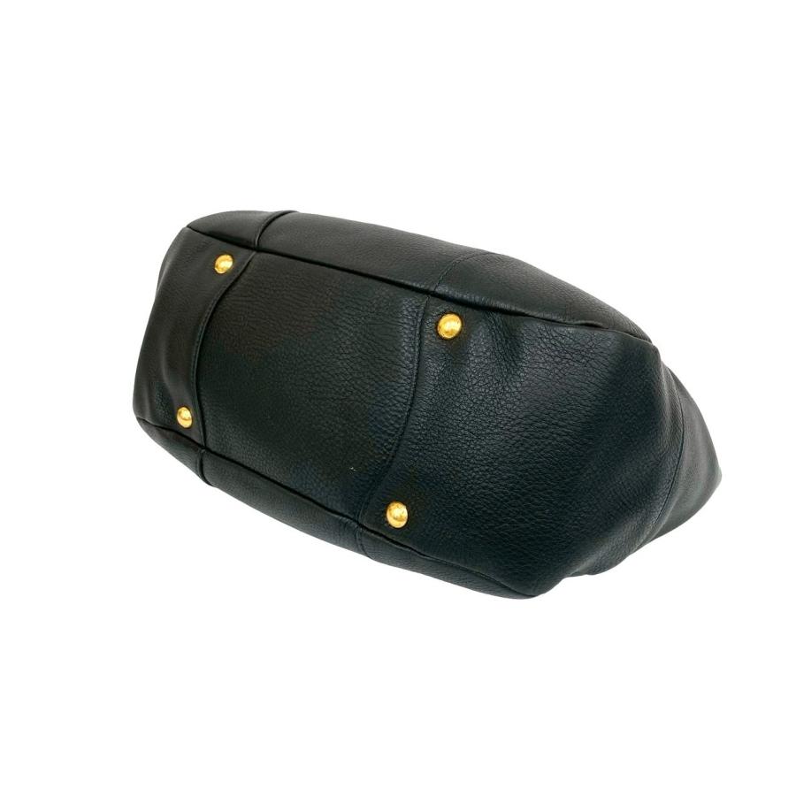 PRADA（プラダ） 極 美品 希少品 三角ロゴ ゴールド 金具 レザー 本革 