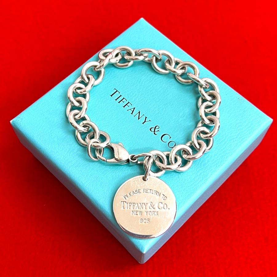 ティファニー リターントゥ オーバル ブレスレット シルバー 925 TIFFANY&Co.（ティファニー） 極 美品 リターントゥ オーバル