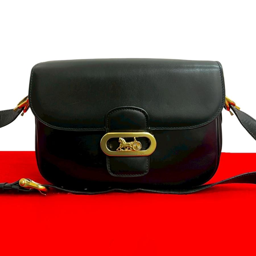 CELINE（セリーヌ） 極 美品 ヴィンテージ ロゴ 馬車 金具