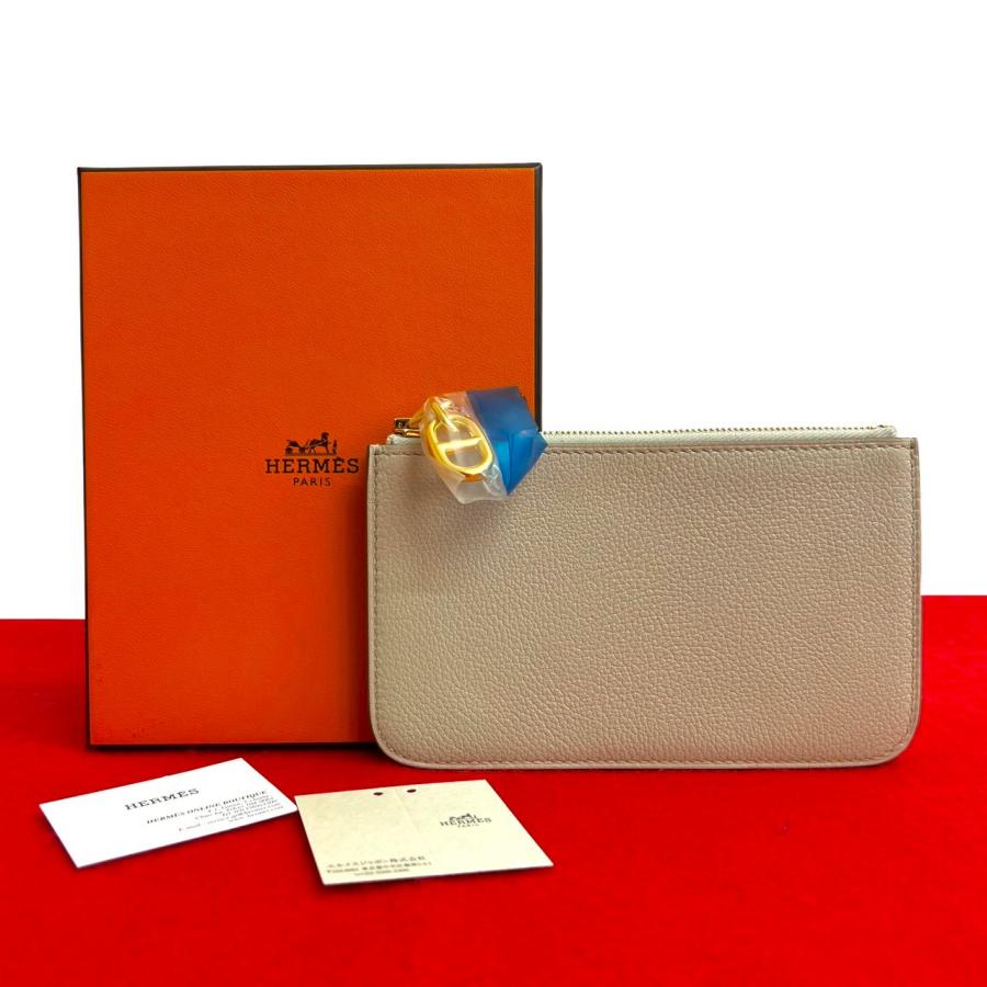HERMES（エルメス） 未使用保管品 箱付き K 刻印 ジップアンゴー