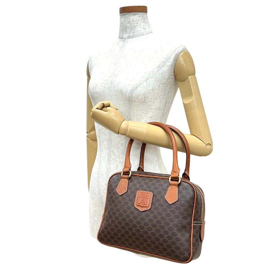 CELINE（セリーヌ） 極 美品 ヴィンテージ マカダム ブラゾン ロゴ 柄