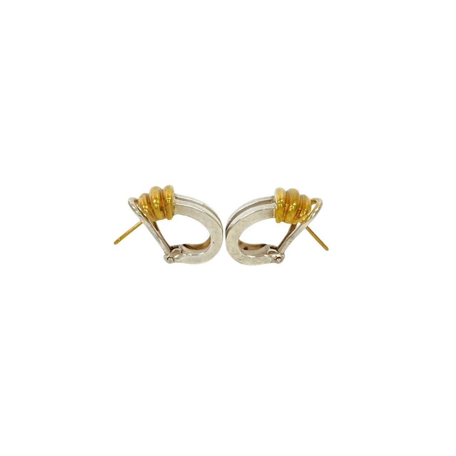 TIFFANY&Co.（ティファニー） 極 美品 袋付 グルーブド ピアス