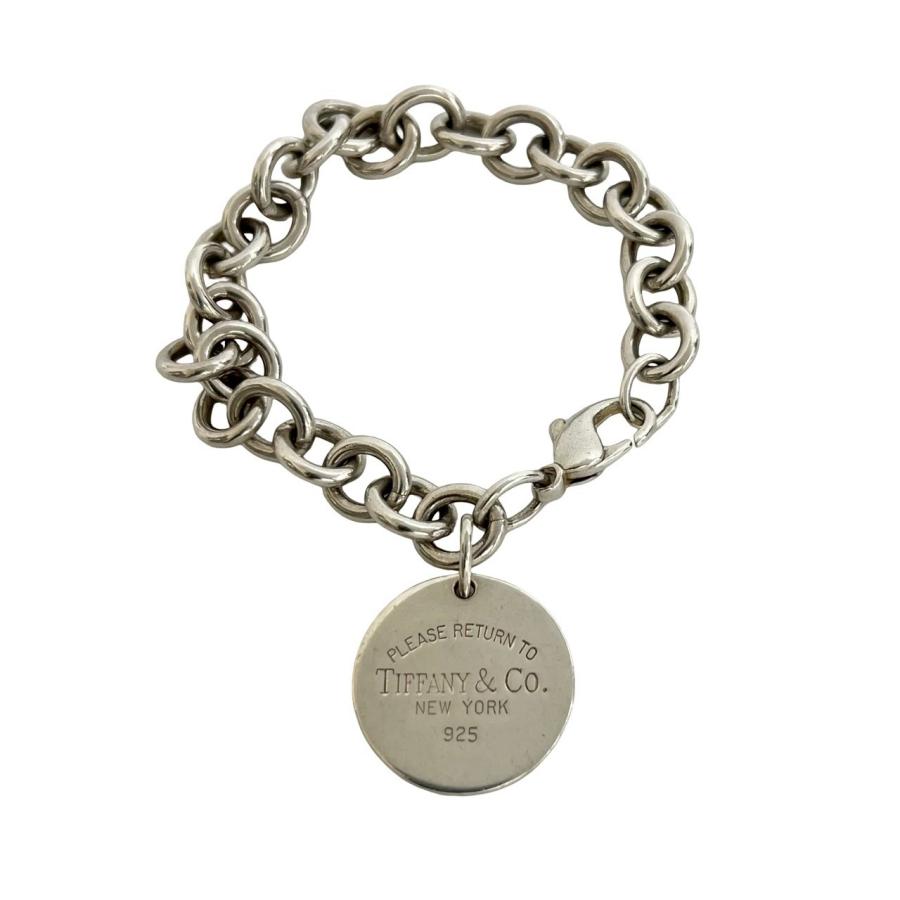 極美品✳︎ティファニー ブレスレット リターントゥ ラウンドタグ シルバー 925 TIFFANY&Co.（ティファニー） 極 美品 リターントゥ ラウンドタグ