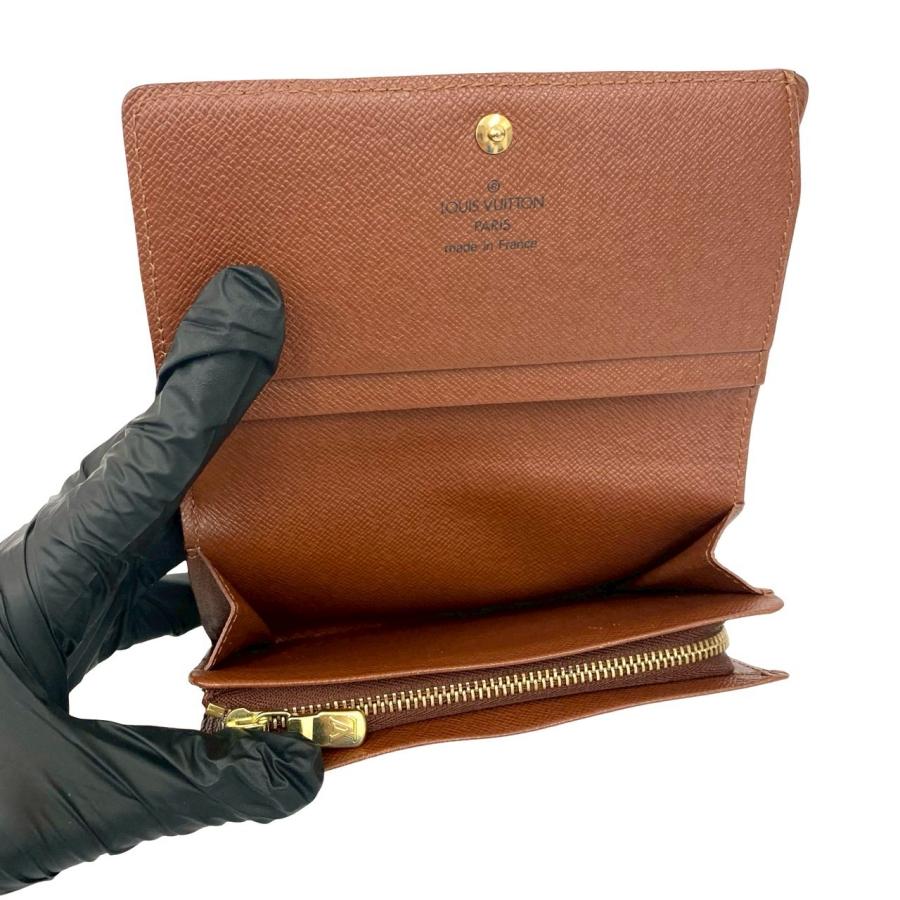 【美品】ルイヴィトン　ポルトフォイユ　ビエ　トレゾール　二つ折り財布 モノグラム LOUIS VUITTON（ルイ・ヴィトン） ほぼ未使用 ポルトモネ・ビエ