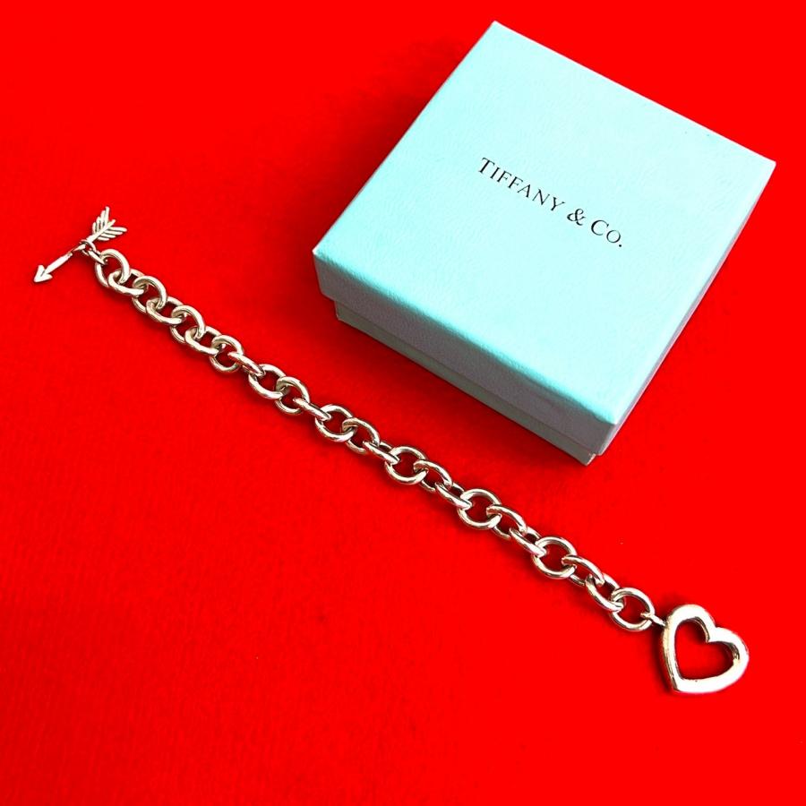 TIFFANY&Co.（ティファニー） 極 美品 ハート アロー ブレスレット