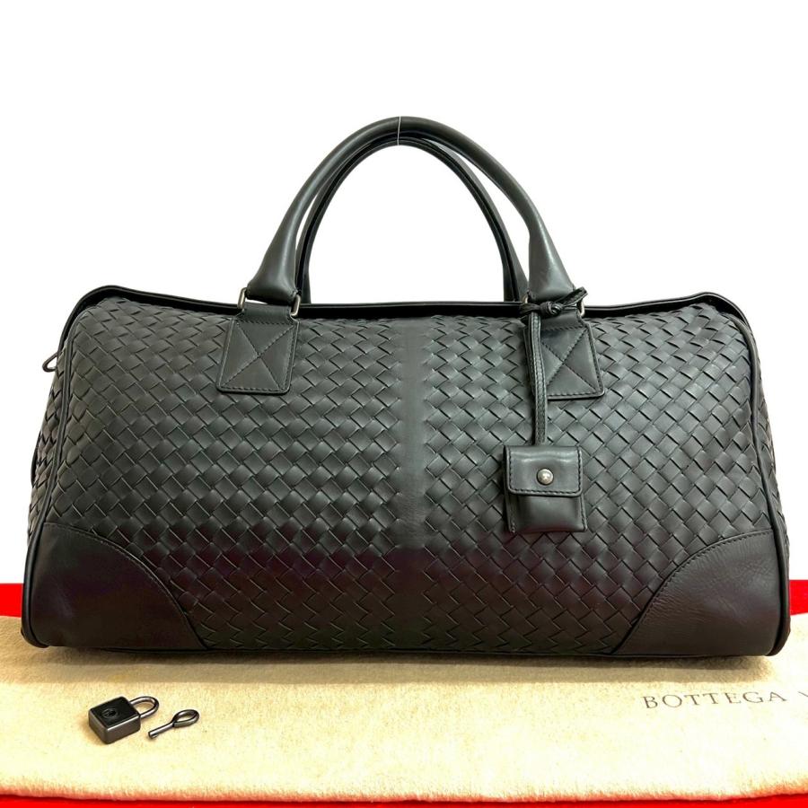 極 美品 袋 鍵付 BOTTEGA VENETA ボッテガヴェネタ イントレチャート