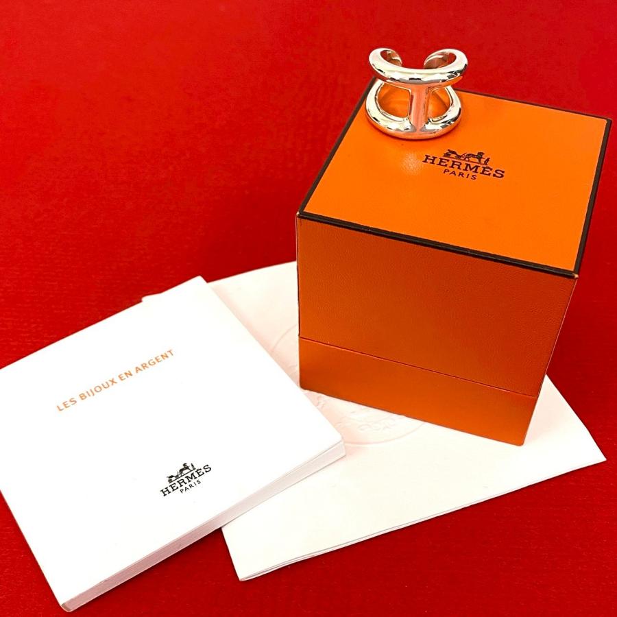 HERMES（エルメス） 極 美品 希少品 箱付き オスモズ GM シルバー925