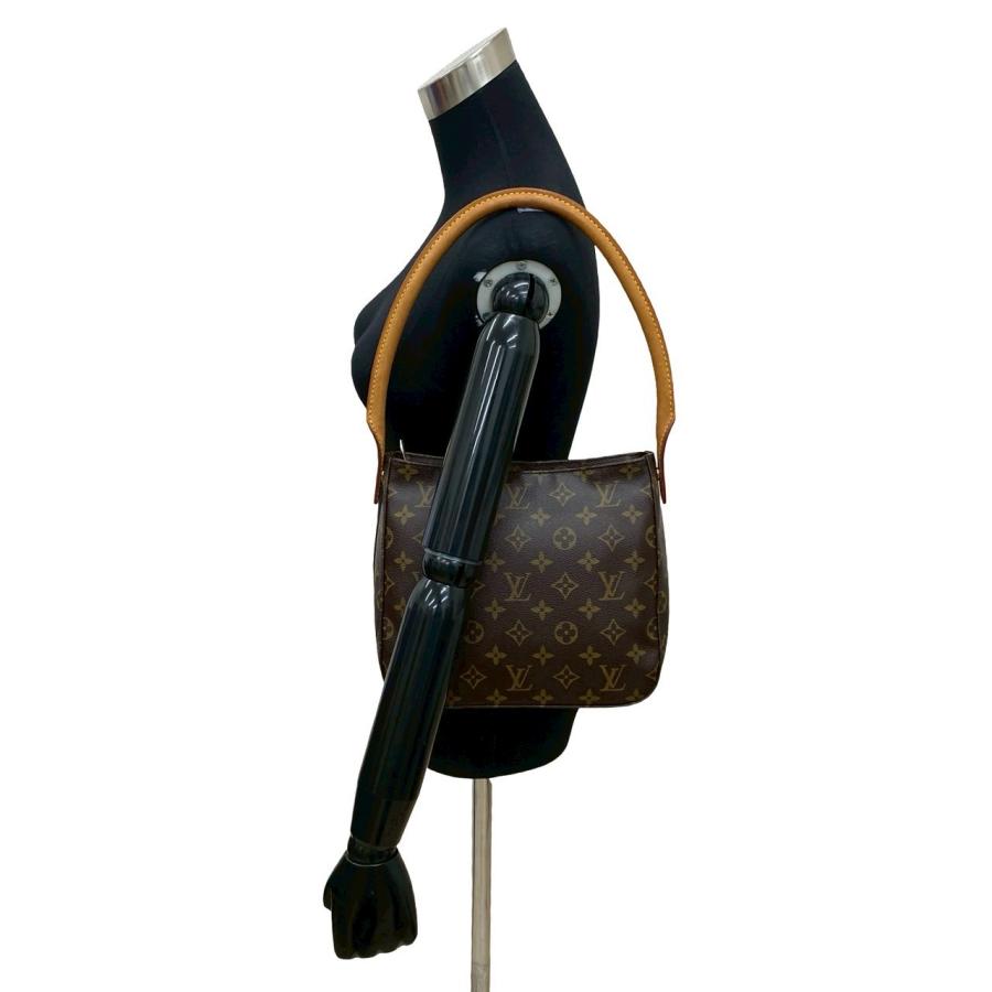 極 美品 LOUIS VUITTON ルイヴィトン ルーピング モノグラム レザー 本革 ワンショルダーバッグ セミショルダーバッグ ブラウン 36723 LOUIS VUITTON（ルイ・ヴィトン） 極 美品 ルーピング モノグラム