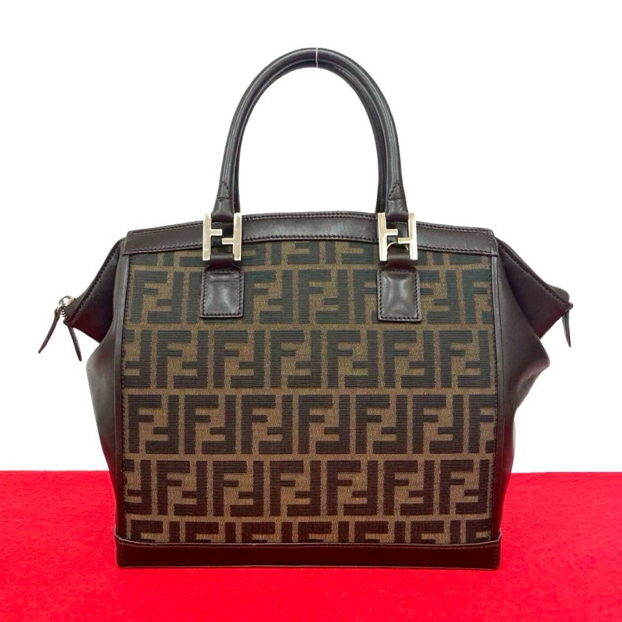 FENDI（フェンディ） 極 美品 ヴィンテージ ズッカ FF 柄 レザー 本革