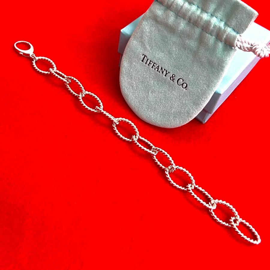 TIFFANY&Co.（ティファニー） 極 美品 袋付き ツイスト サークル