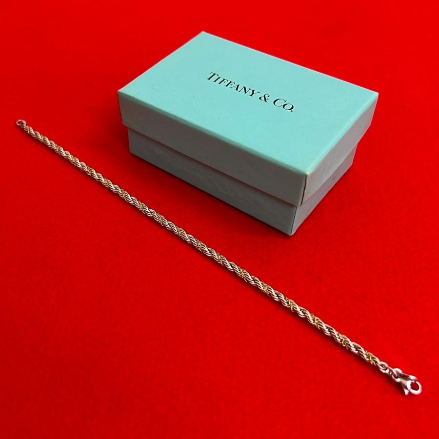 TIFFANY&Co.（ティファニー） 極 美品 箱 袋付 ツイスト チェーン