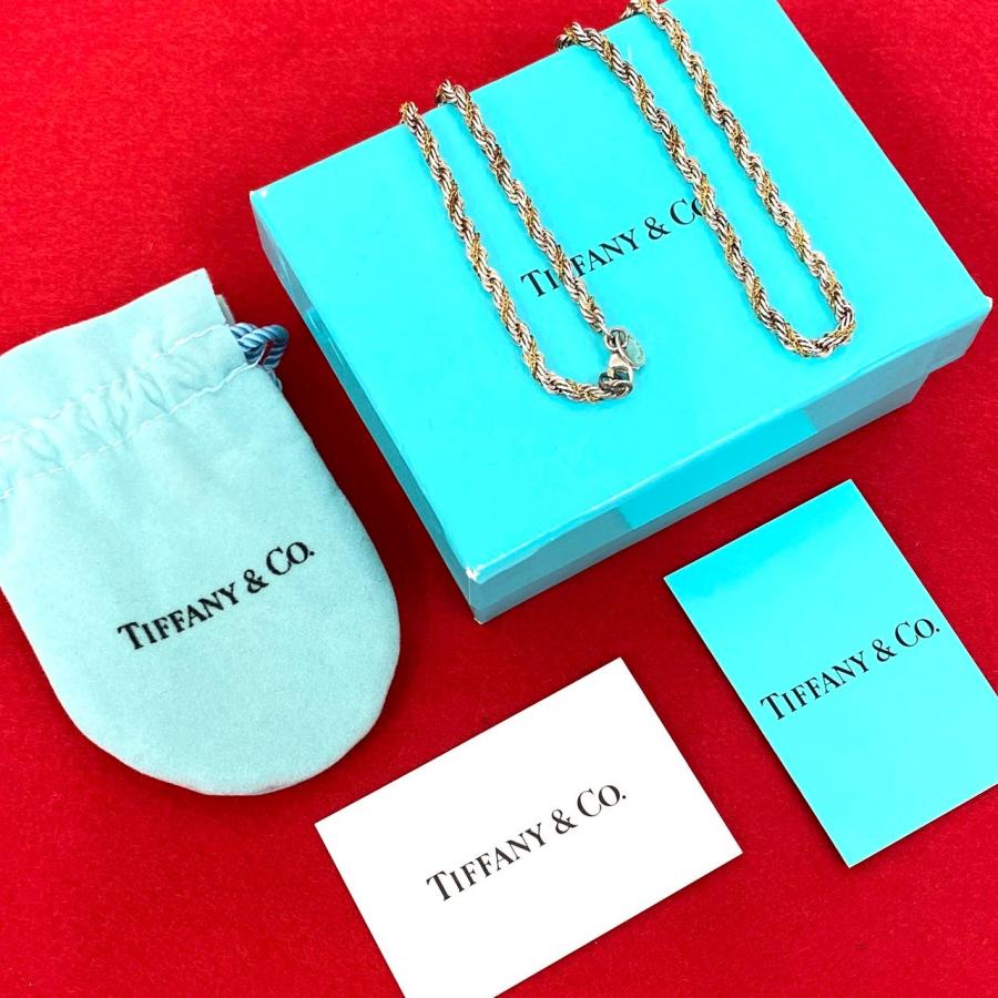 TIFFANY&Co.（ティファニー） 極 美品 箱 袋付き ツイストチェーン