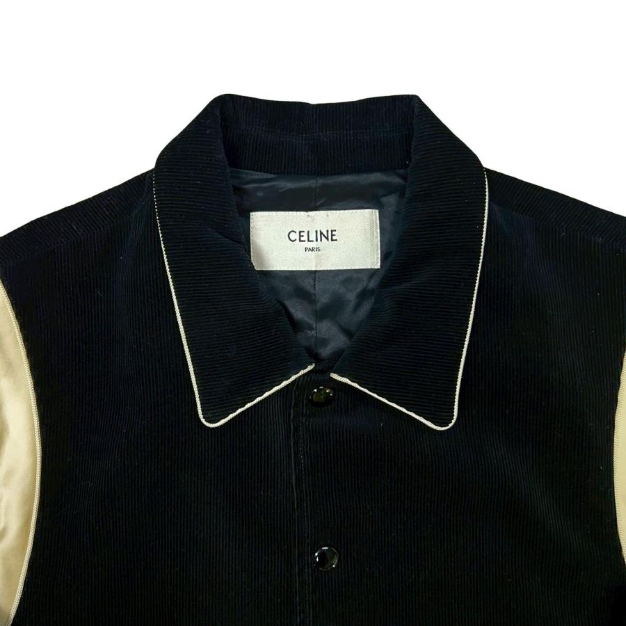 CELINE（セリーヌ） 極 美品 テディジャケット コーデュロイ サテン
