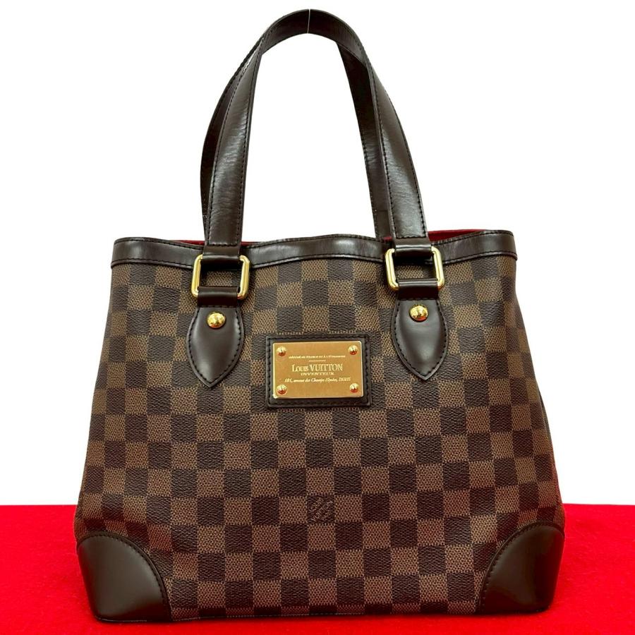 [超極美品] ルイヴィトン ダミエ ハムステッド ハンドバッグ　トートバッグ r48【極美品】ルイヴィトン LOUIS VUITTON ダミエ ハムステッドMM