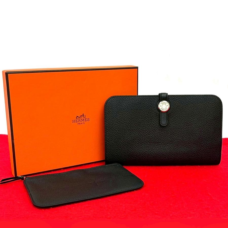 HERMES（エルメス） 極 美品 箱付き □R 刻印 ドゴン GM トゴ レザー