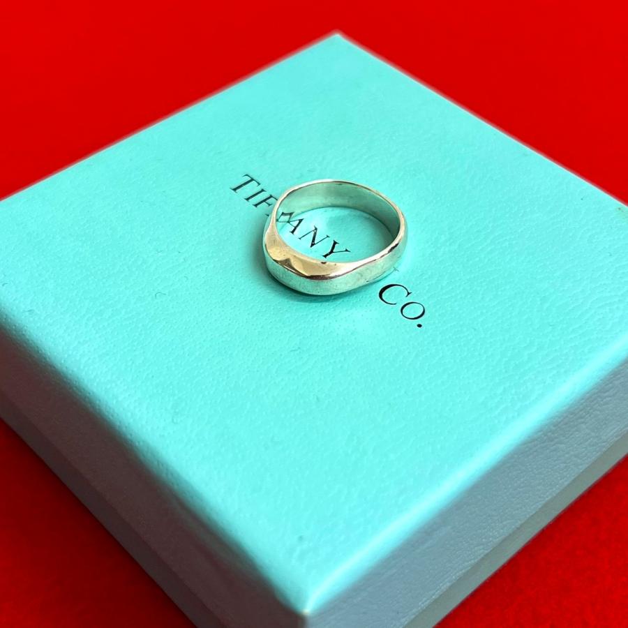 TIFFANY&Co.（ティファニー） 極 美品 ナイフエッジ リング シルバー