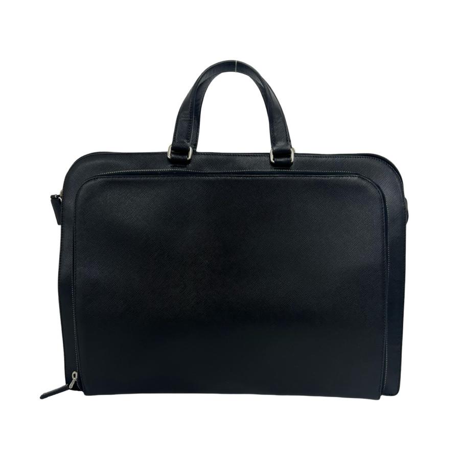PRADA（プラダ） 極 美品 袋付き 三角ロゴ 金具 サフィアーノ レザー