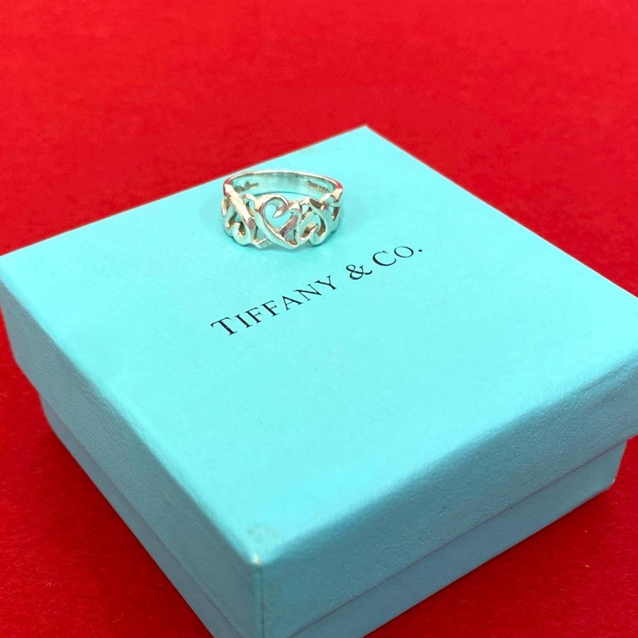 TIFFANY&Co.（ティファニー） 極 美品 トリプルラビングハート リング