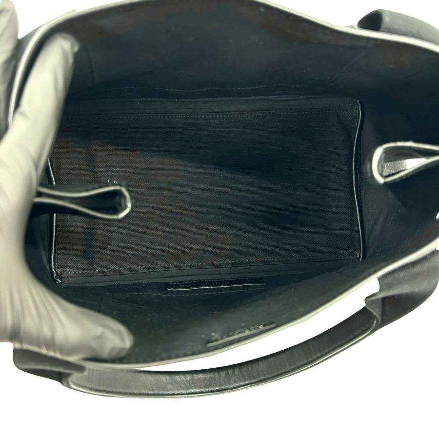 BALENCIAGA（バレンシアガ） 極 美品 ネイビー カバス ロゴ キャンバス  
