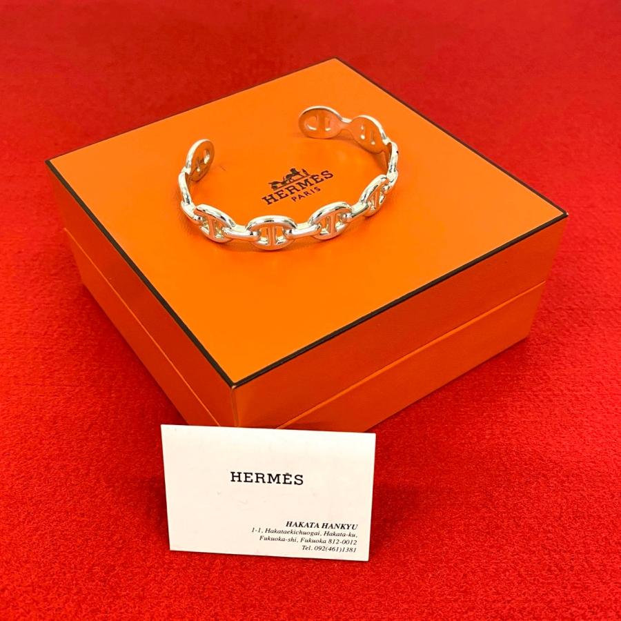 HERMES（エルメス） 極 美品 希少品 箱付き アンシェネ バングル