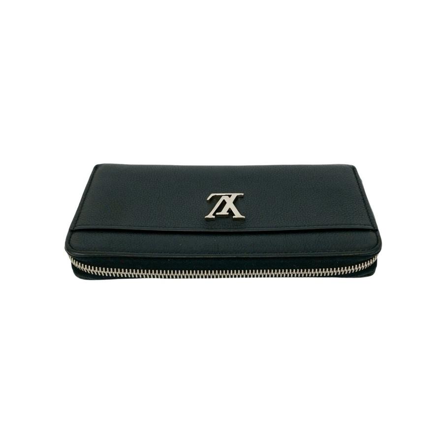 LOUIS VUITTON ブラック　黒　 長財布 LOUIS VUITTON（ルイ・ヴィトン） 極 美品 ジッピー ロックミー レザー