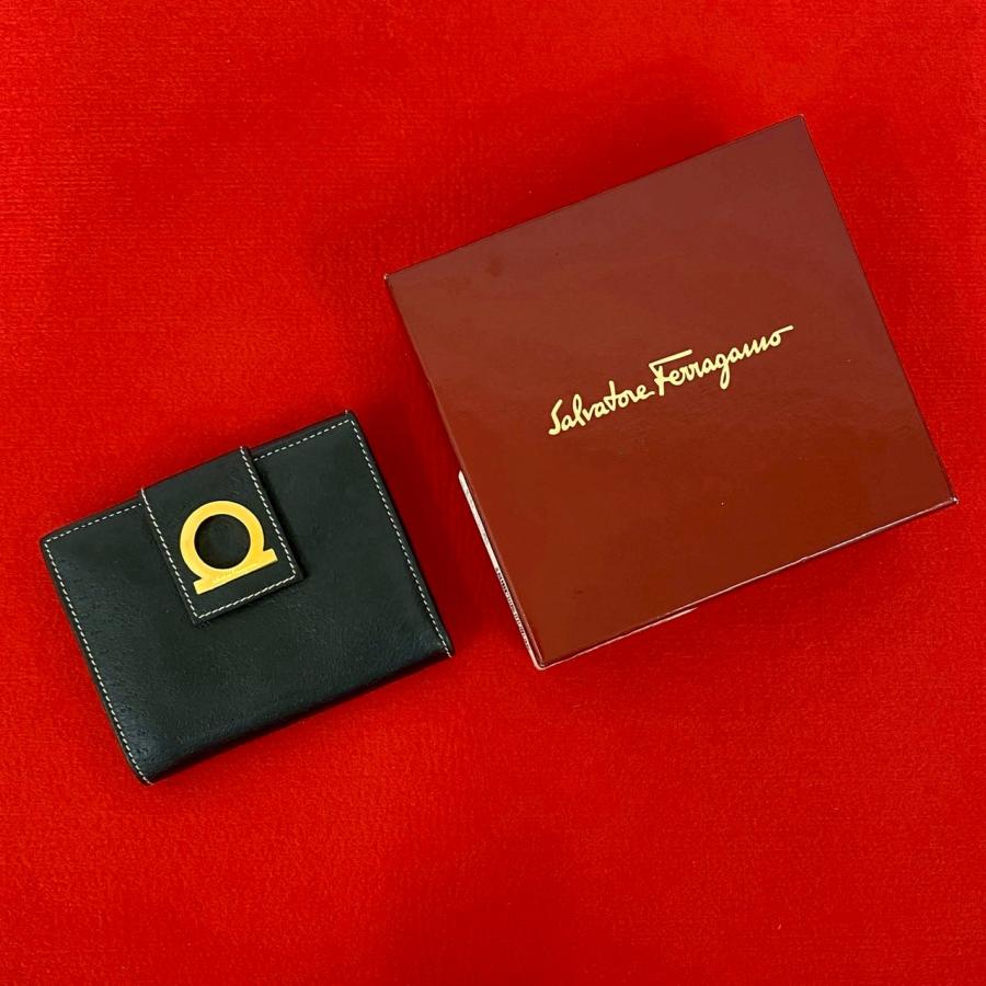 極 美品 箱付き Salvatore Ferragamo サルヴァトーレフェラガモ