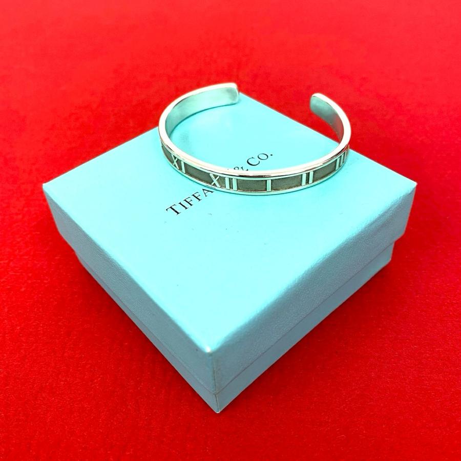 Tiffany & Co. シルバーバングル　アトラス ブレストレット925 Tiffany & Co. ティファニーアトラス シルバー バングル ブレスレット