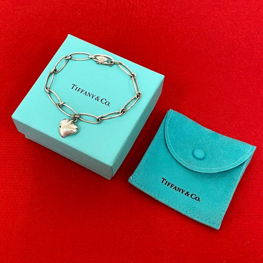 TIFFANY&Co.（ティファニー） 極 美品 箱付 カーブド ハート
