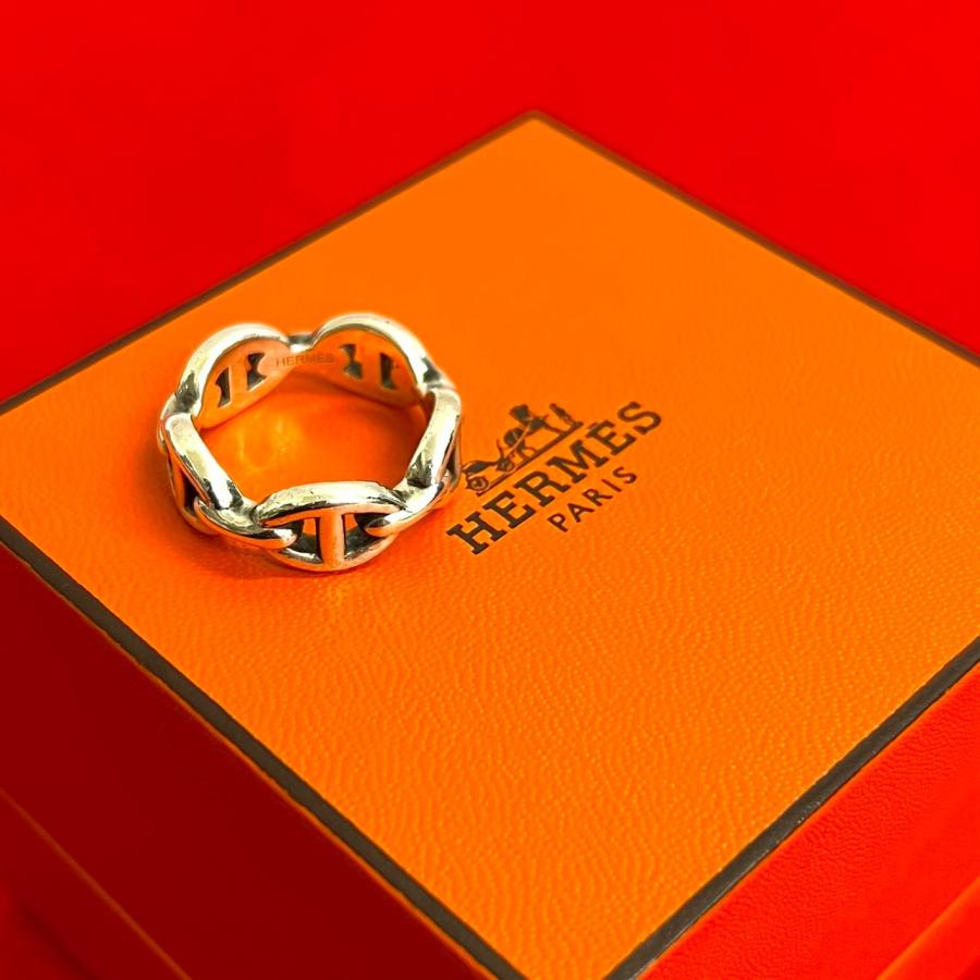 HERMES（エルメス） 極 美品 保存箱付 アンシェネ シルバー925 リング
