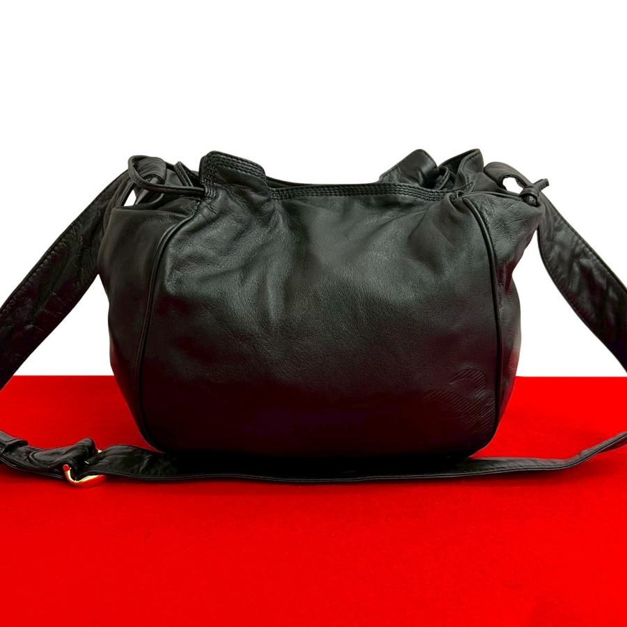 loewe ショルダーバッグ LOEWE（ロエベ） 極 美品 ヴィンテージ アナグラム ロゴ ナッパ レザー