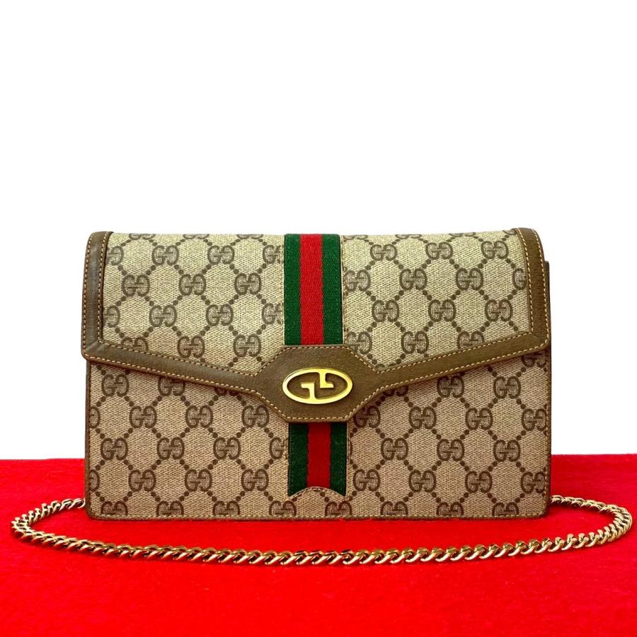 GUCCI（グッチ） 極 美品 オールドグッチ ヴィンテージ シェリーライン