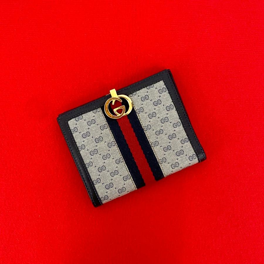 GUCCI（グッチ） 極 美品 オールドグッチ シェリーライン GG ロゴ 金具