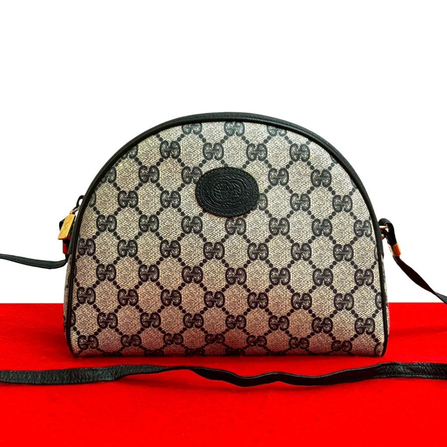GUCCI（グッチ） 極 美品 オールドグッチ ヴィンテージ GG ロゴ レザー