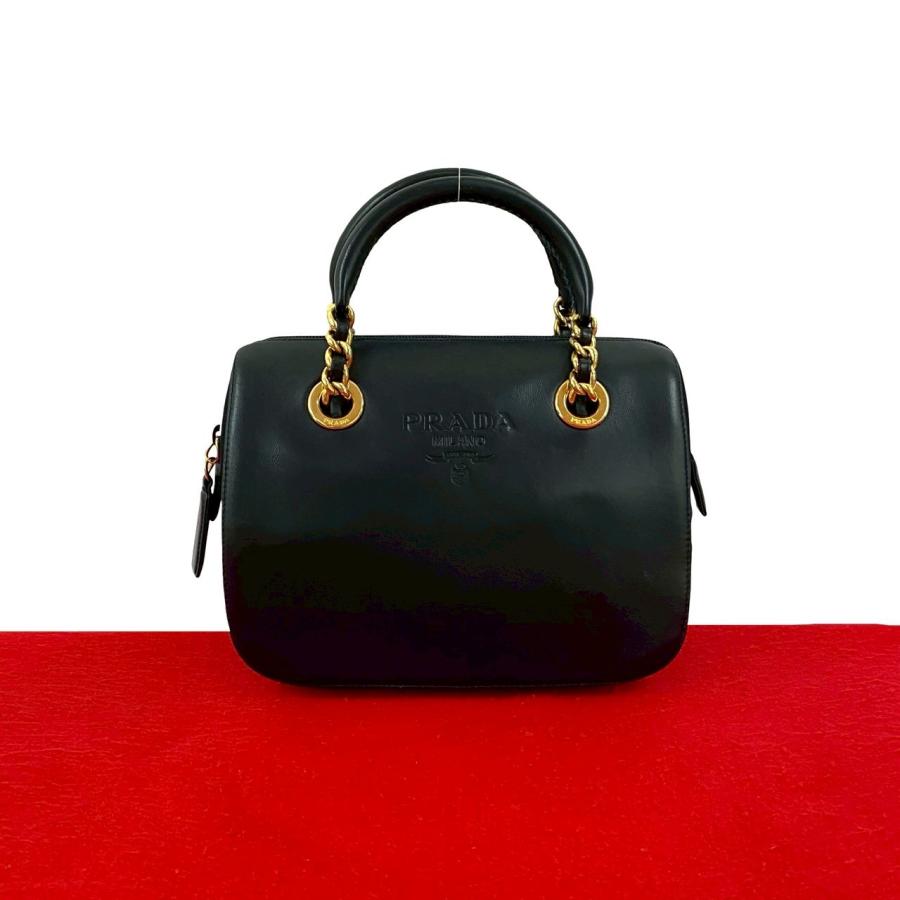 な*ん様 PRADA ミニボストンバッグ ハンドバッグ PRADA プラダ ミニボストン 【公式通販】