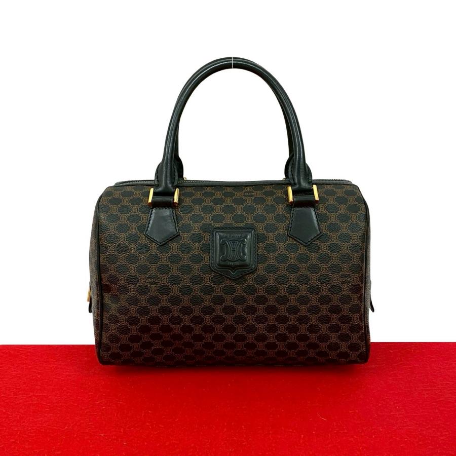 CELINE（セリーヌ） 極 美品 ヴィンテージ マカダム ブラゾン ロゴ 柄